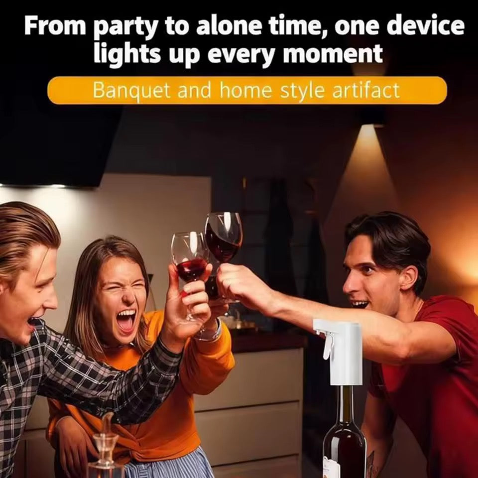 Adjustable Intelligent Induction Wine Extractor USB Charging Wine Dispenser Infinite Adjustment Touch Automatic Wine