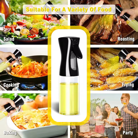 200/300/500ml Oil Spray Bottle BBQ Cooking Olive Oil Sprayer Plastic Baking Oil Spray Empty Bottle Vinegar Bottle